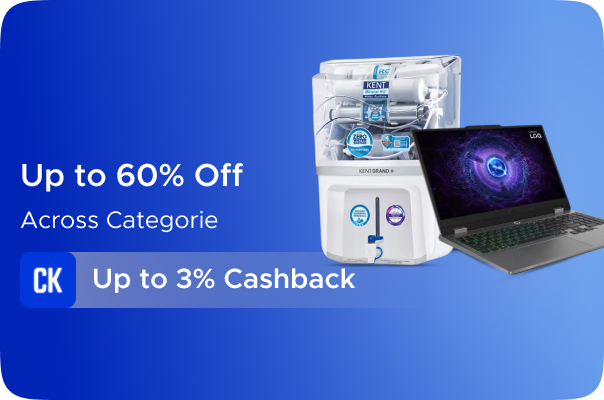 Vijay Sales: Upto 60% Off Across Categories + Upto 3% CashKaro Cashback on all Vijay Sales orders